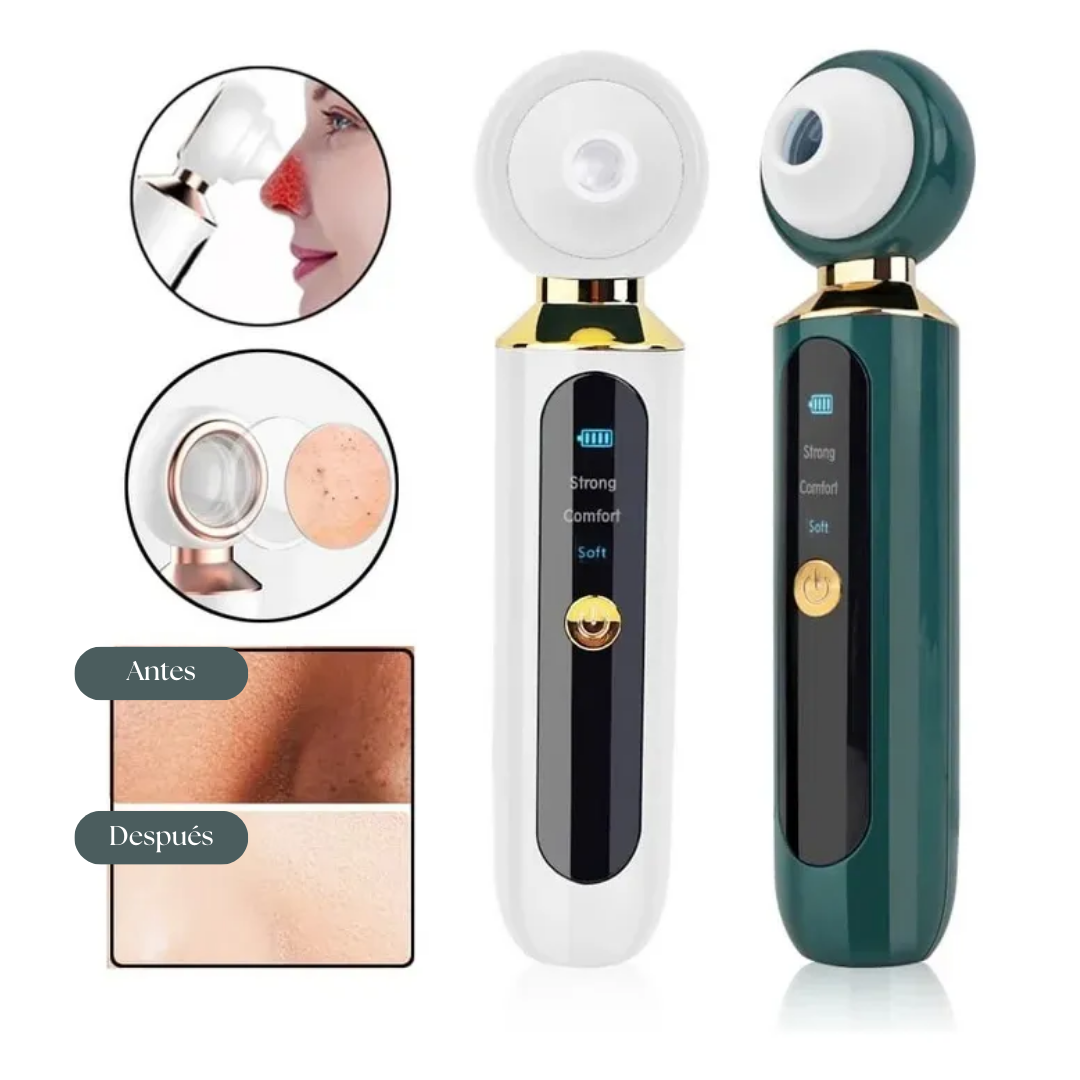 Limpiador de poros LED con lupa - limpia la piel y elimina impurezas – 40% OFF – Oferta de remate.