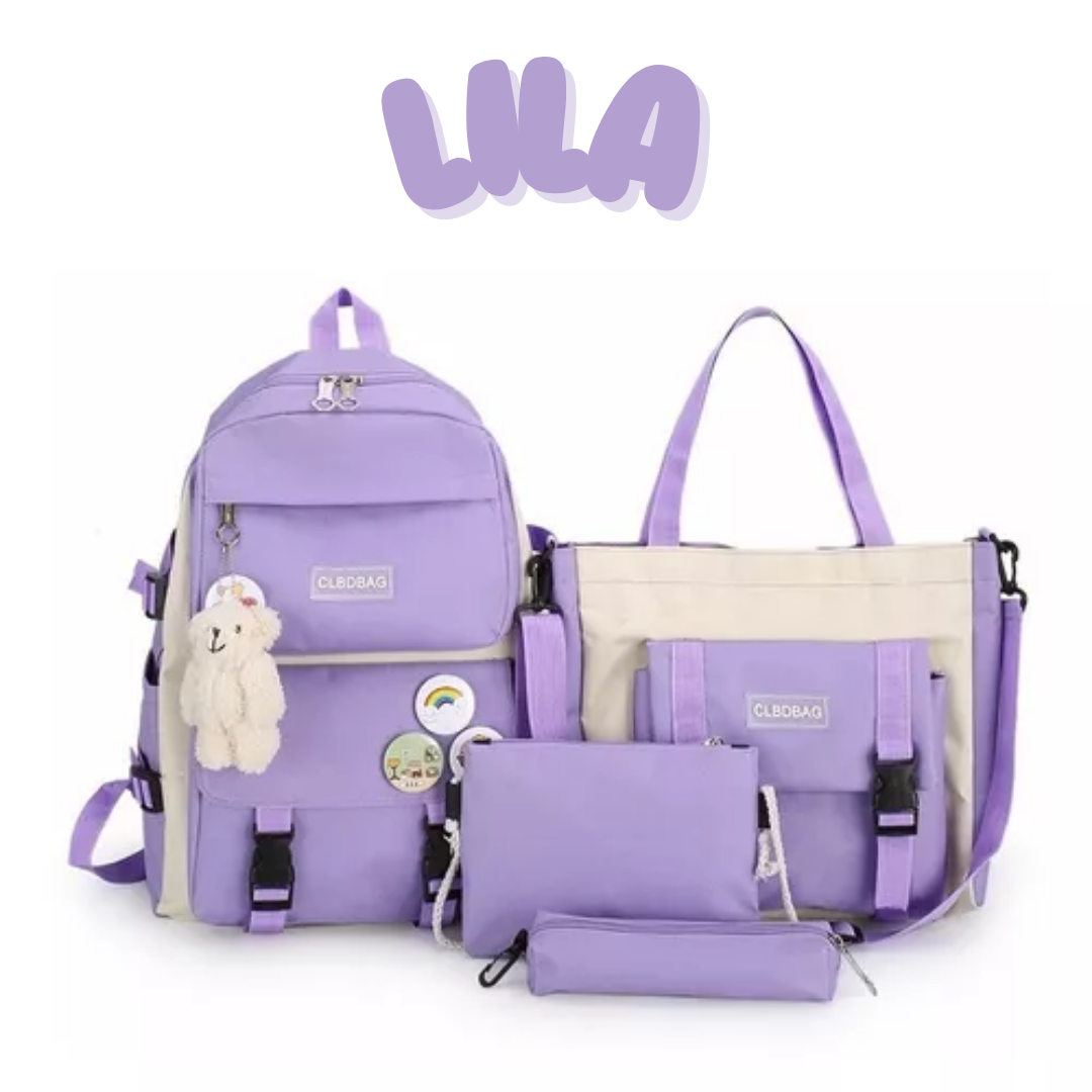 Nueva Maleta Kawaii 5 en 1 - Versátil y hermosa al mejor estilo coreano 🇰🇷40% OFF – Solo por Hoy