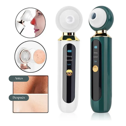 Limpiador de poros LED con lupa - limpia la piel y elimina impurezas – 40% OFF – Oferta de remate.
