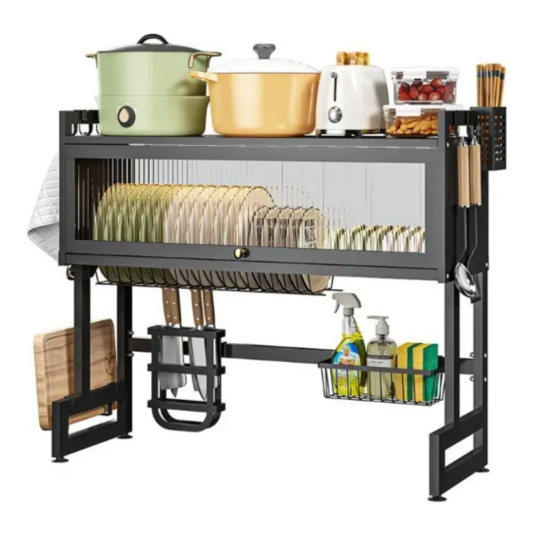 Escurridor Cocina Multifuncional - Resistente y Ahorra Espacio - 🏷️ 45% DCTO, Tendencia en Amazon 🇺🇸