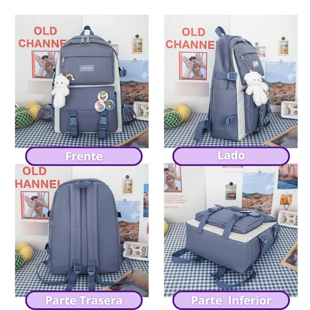 Nueva Maleta Kawaii 5 en 1 - Versátil y hermosa al mejor estilo coreano 🇰🇷40% OFF – Solo por Hoy