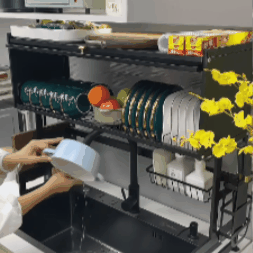 Escurridor Cocina Multifuncional - Resistente y Ahorra Espacio - 🏷️ 45% DCTO, Tendencia en Amazon 🇺🇸
